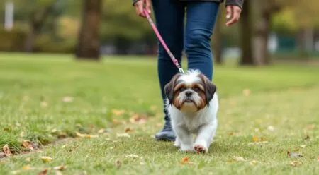 Passeando com o Shih Tzu