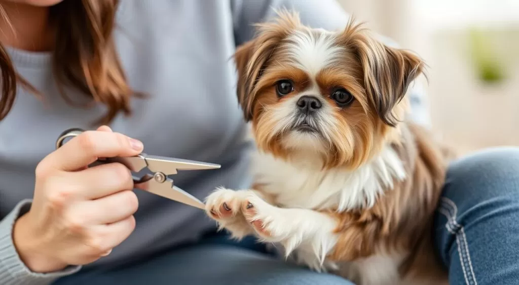 Cuidados com as Patas do Shih Tzu